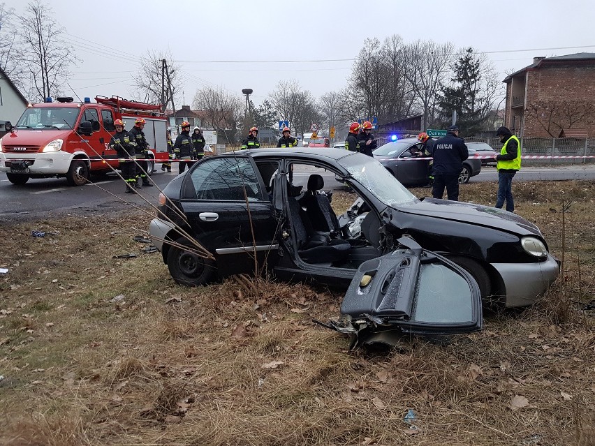 Wypadek na DK 72 w Kucinach. Ranni [ZDJĘCIA,FILM]