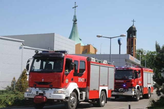 Alarm bombowy przy Kamiennej