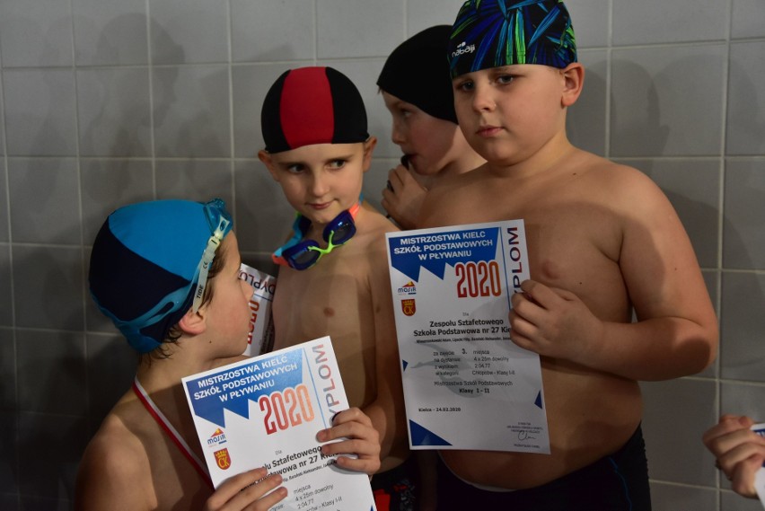 W Kielcach odbyły się Mistrzostwa Szkół Podstawowych w pływaniu. Rywalizowali uczniowie z klas I-II [DUŻO ZDJĘĆ]