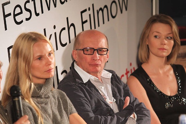 Magdalena Cielecka, Wojciech Pszoniak, Tamara Arciuch aktorzy filmu &quot;Mniejsze zło&quot;