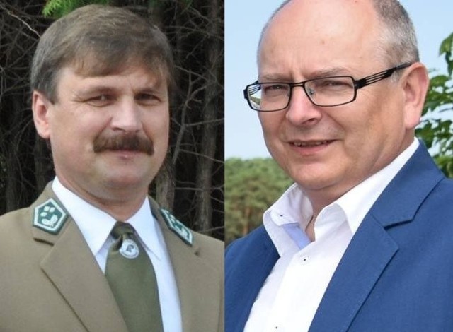 Na zdjęciu od lewej przewodniczący rady miejskiej Piotr Słoka oraz burmistrz Krzysztof Obratański