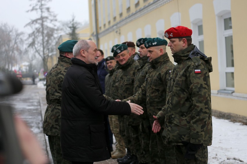 Minister Obrony Narodowej Antoni Macierewicz w Białymstoku