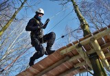 Park linowy nową atrakcją nad Jeziorem Tarnobrzeskim. Otwarcie już w tym sezonie (ZDJĘCIA)