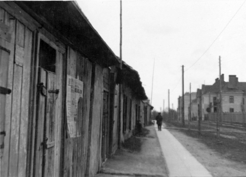 Ulica Grottgera w Lublinie, lata 40. XX wieku, autor...