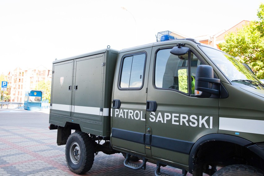Bombę z ulicy Ciołkowskiego będzie wydobywał patrol saperski