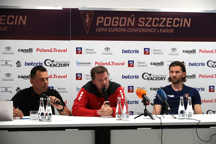 Konferencja prasowa i trening przed meczem Pogoni Szczecin z...