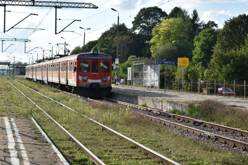 Pociąg Polregio w Olkuszu