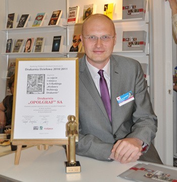 - Pierwszy raz w historii jedna drukarnia odniosła zwycięstwo we wszystkich tych trzech kategoriach naraz - cieszy się Mirosław Szewczyk, prezes Opolgrafu. (fot. archiwum firmy)