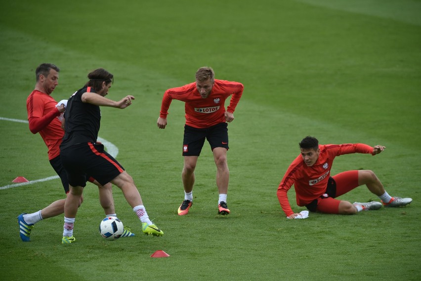 Euro 2016. Piątkowy trening reprezentacji Polski przed...