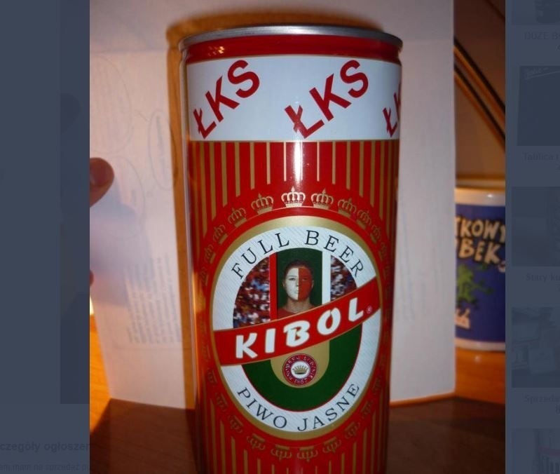 Kiedyś kibice ŁKS-u mogli raczyć się piwem "Kibol". Piwo...