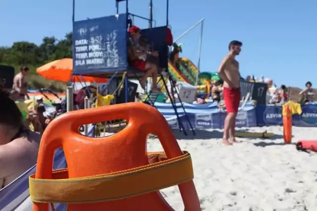 Pięciu plażowiczów ruszyło na ratunek 14-latkowi, który pomimo czerwonej flagi postanowił popływać w Bałtyku na niestrzeżonym odcinku plaży w Mielnie