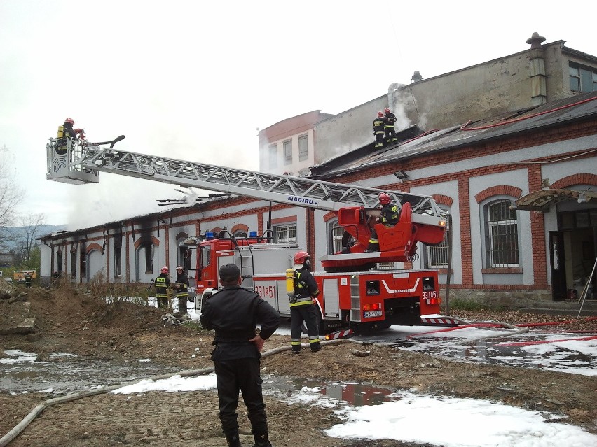 Pożar w Bielsku-Białej