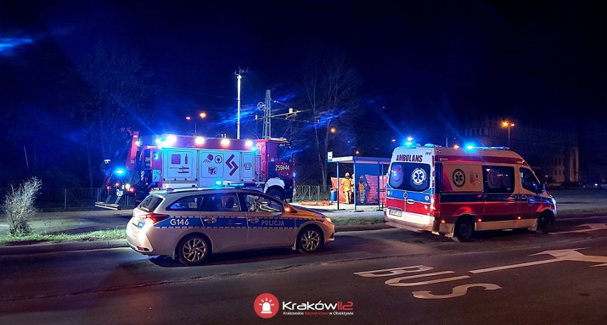 Tragedia przy przystanku tramwajowym w Krakowie 