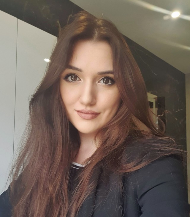 Aleksandra Marzec, studentka drugiego roku studiów magisterskich na kierunku pielęgniarstwo w Państwowej Uczelni Zawodowej w Tarnobrzegu