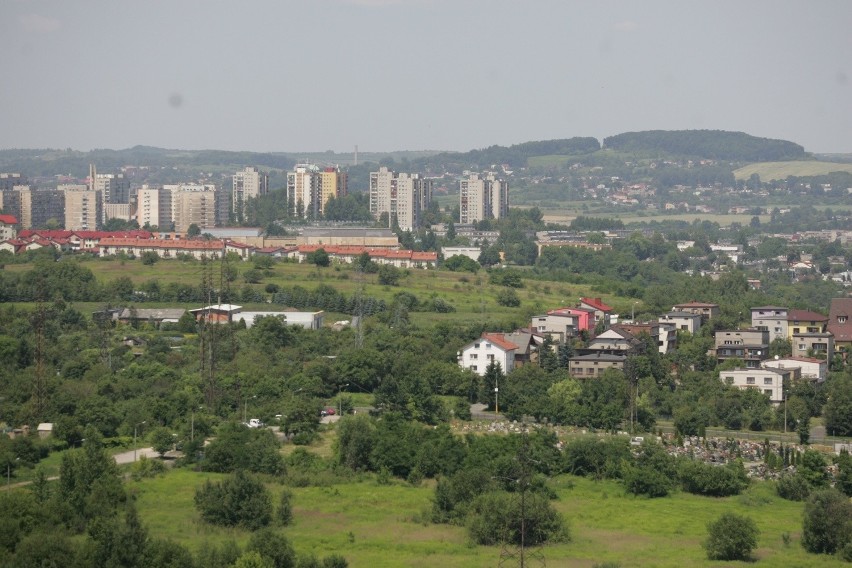 Widok z "Żylety" - budynku Wydziału Nauk o Ziemi...