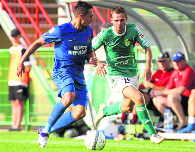 Michał Renusz zaliczył dobry debiut w barwach PGE GKS Bełchatów w meczu z Puszczą