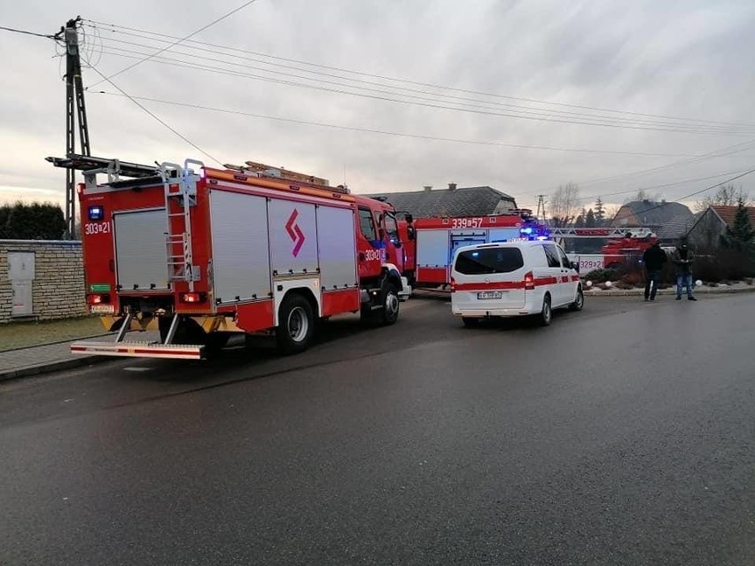 Pożar domu w Morawicy w gminie Liszki. Mieszkańcy zdążyli się samodzielnie ewakuować