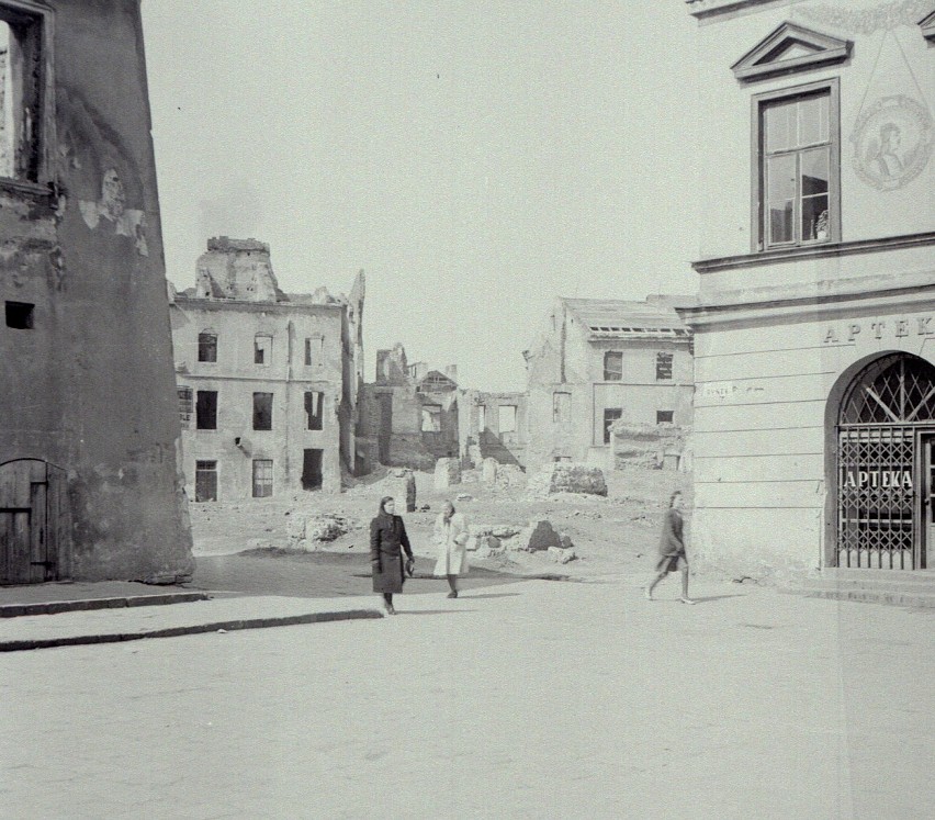 Lublin po II wojnie światowej, Stare Miasto, widok w...