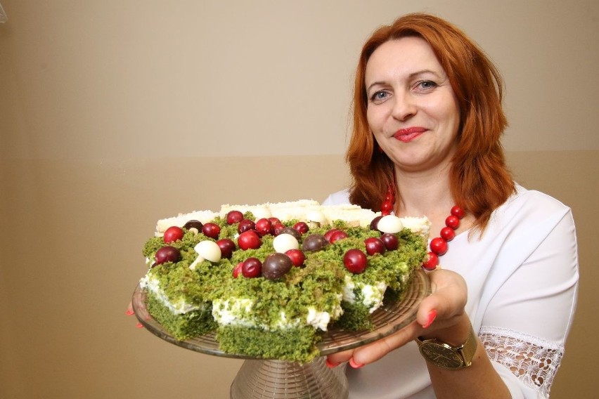 Ciasto a'la runo leśne to specjalność Joanny Domagały.