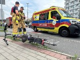 Kolejne potrącenie rowerzystki na zjeździe z ronda pod estakadą w kierunku ul. Budowlanych. To czarny punkt na mapie Opola