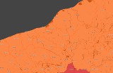 IMGW ostrzega przed burzami i upałami.  Mapa IMGW czerwona od alertów pogodowych. Możliwe lokalne podtopienia, grad i silny wiatr 