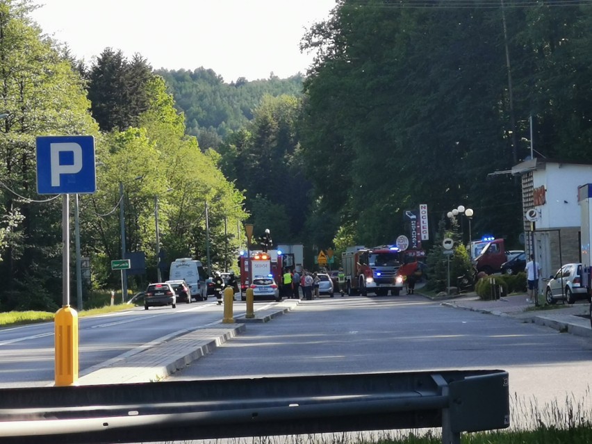 Wypadek na DK 19 w Żyznowie [ZDJĘCIA CZYTELNICZKI]