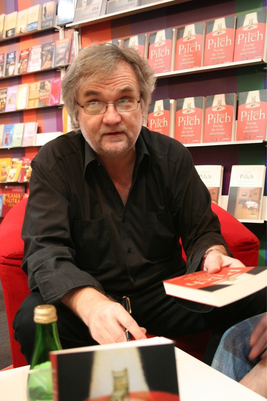 Jerzy Pilch w 2007 roku na Targach Książki w Krakowie.