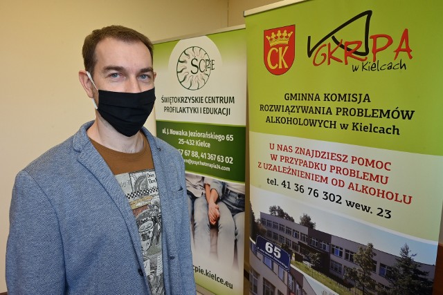 Paweł Pociecha ze Świętokrzyskiego Centrum Profilaktyki i Edukacji w Kielcach.