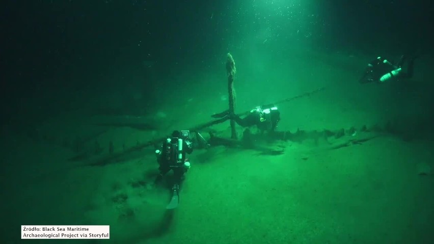Najstarszy wrak okrętu odkryto na dnie Morza Czarnego. Jest w bardzo dobrym stanie [WIDEO]