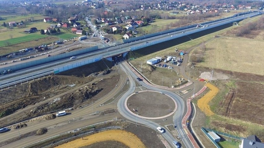 Budowa autostradowego Węzła Niepołomice zmierza do finału....