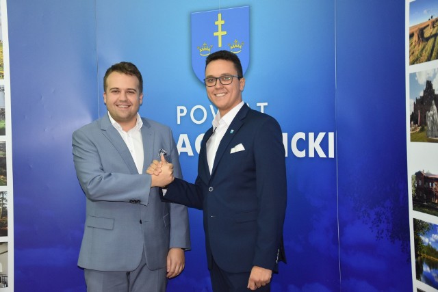 Marek Materek (z lewej) i Piotr Babicki przedstawili kolejny rewolucyjny pomysł na miasto.