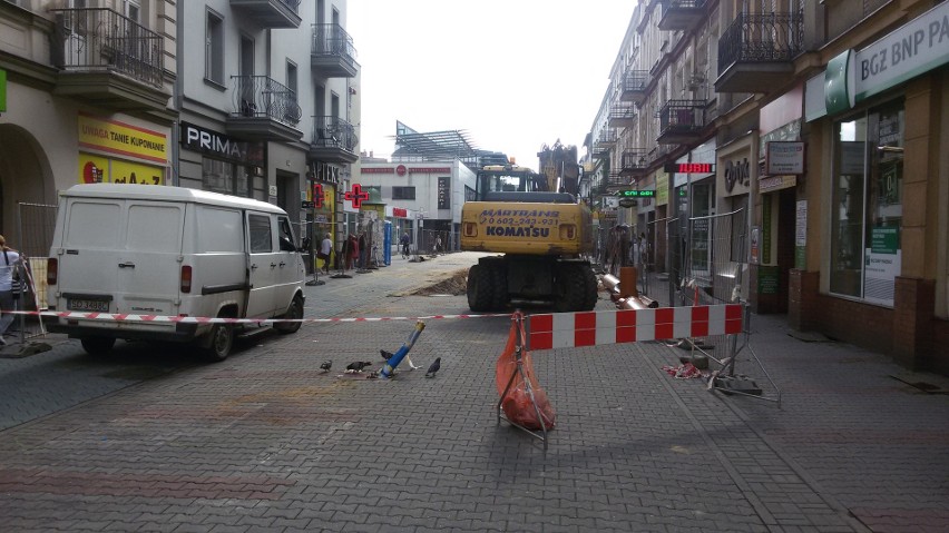 Trwa remont ulicy Modrzejowskiej w Sosnowcu