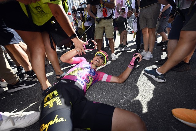 Wyczerpany, ale szczęśliwy - Duńczyk Magnus Cort Nielsen najszybszy na dziesiątym etapie Tour de France