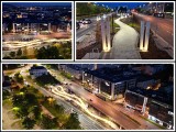 Wyjątkowo urokliwa iluminacja Ogrodu Wolności w Kielcach. Inwestycja budzi kontrowersje, czy oświetlenie też? 