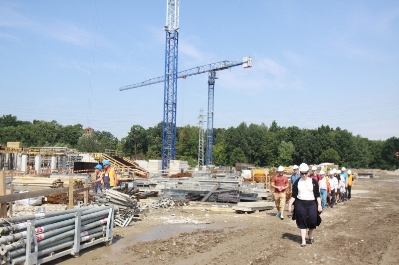 Urodziny Łodzi 2014. Łodzianie zwiedzali budowę stadionu ŁKS [zdjęcia]