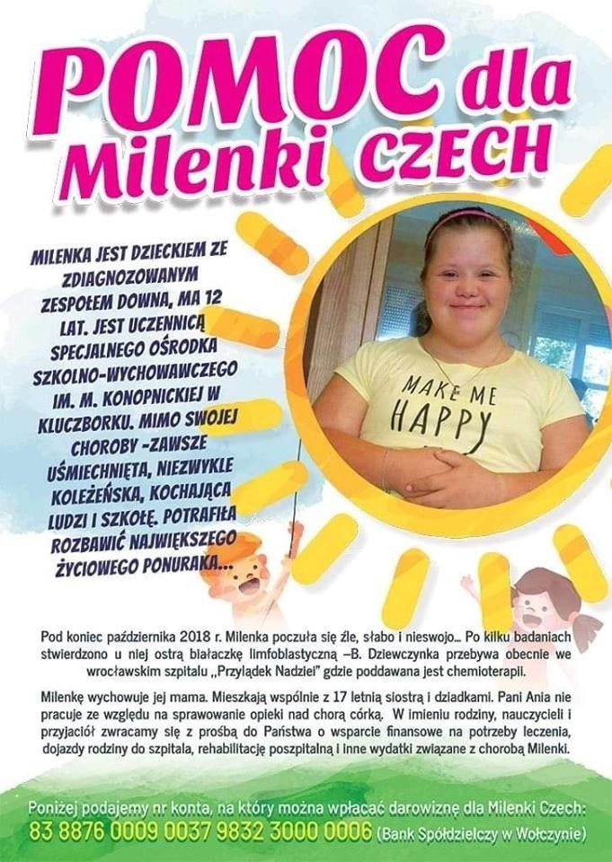 Milena Czech ma 12 lat, mieszka w Kuniowie koło Kluczborka.
