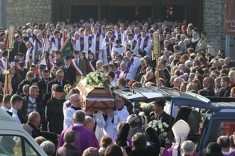 Uroczystości pogrzebowe księdza Piotra Klimczyka