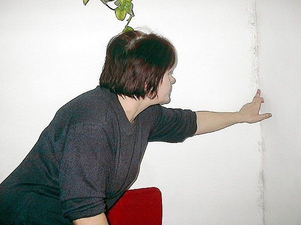 - Maria Bełtowska kilka razy w czasie zimy maluje ściany...