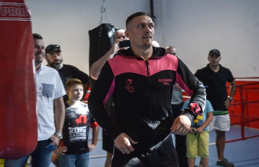Trening przed Polsat Boxing Night w Klubie Sako w Gdyni