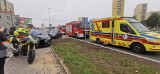 Nieoznakowany radiowóz zderzył się z osobówką w Bydgoszczy [zdjęcia]