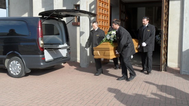 Pogrzeb 27-letniej Hanny w kościele św. Jadwigi w Tychach. Kobieta została zabita w Walentynki