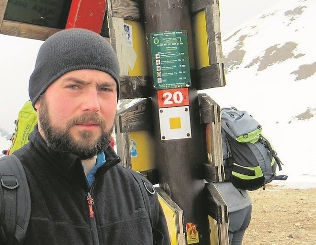 Grzegorz Polak lubi uprawiać górską turystykę pieszą na długich dystansach.
