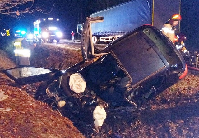 Wypadek na obwodnicy Lublińca. Niestety jedna osoba została poszkodowana