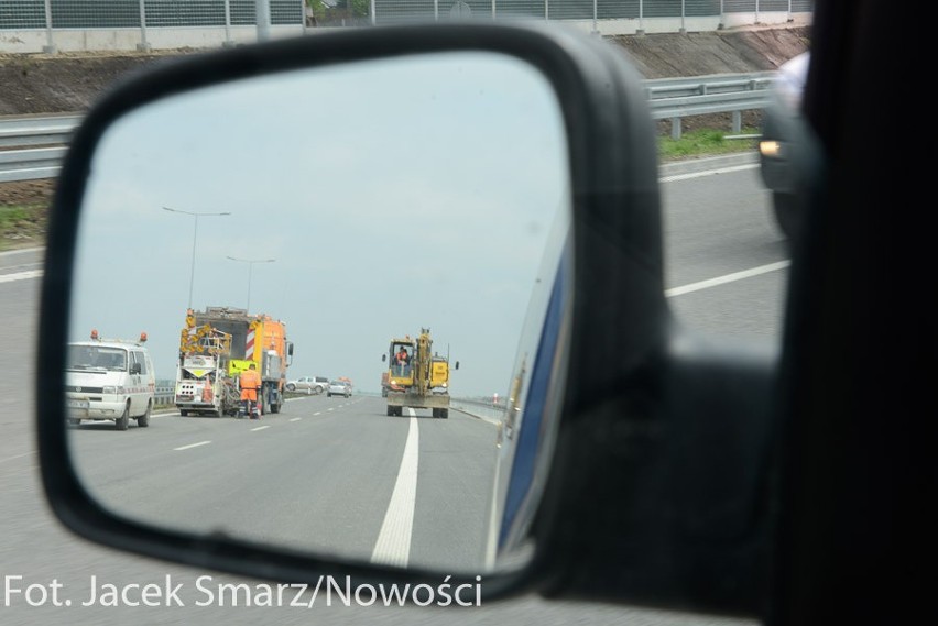Autostrada A1 do Łodzi przed otwarciem