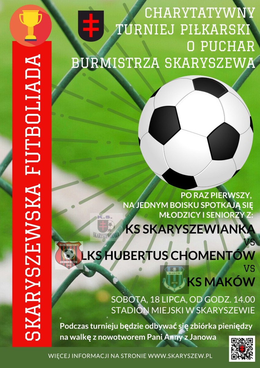 W Skaryszewie będzie turniej piłkarski oraz akcja charytatywna