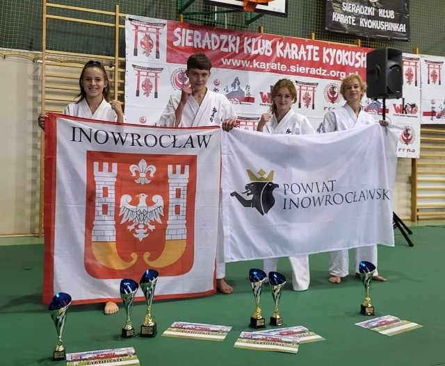 Zawodnicy Inowrocławskiego Klubu Karate Kyokushin