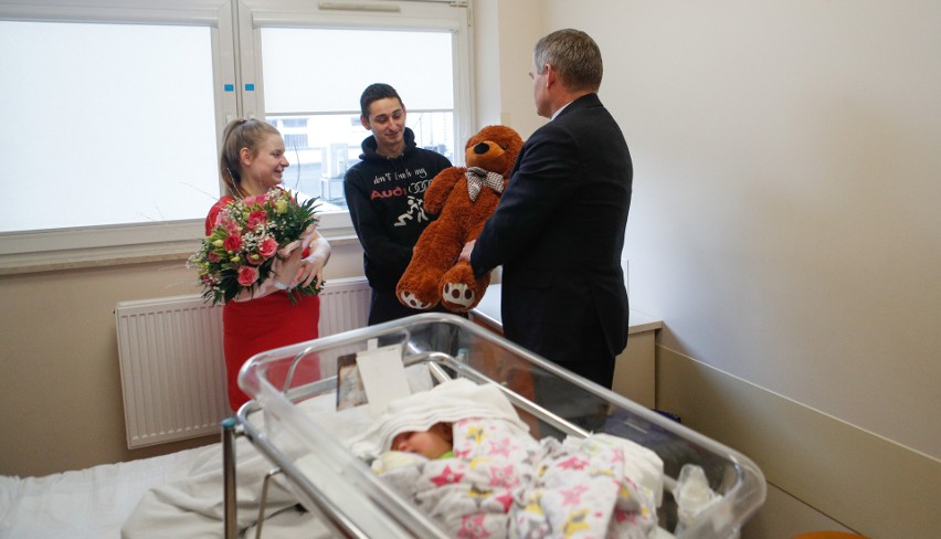 Pierwszego noworodka w Rzeszowie w 2020 odwiedził...