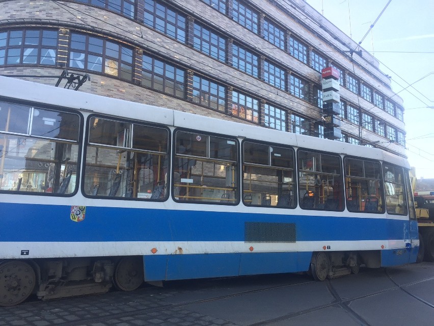 Zderzenie tramwajów na Świdnickiej