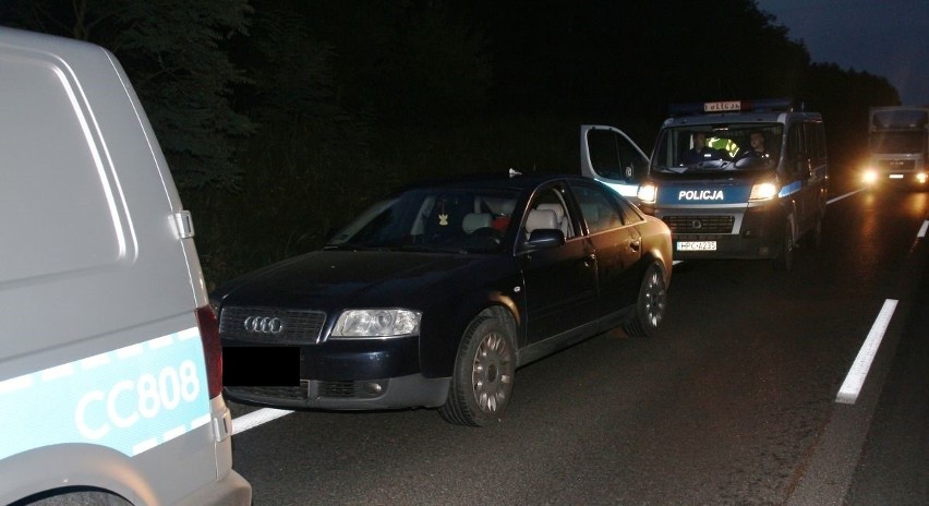 Audi z narkotykami zostało zatrzymane na trasie z Torunia do...