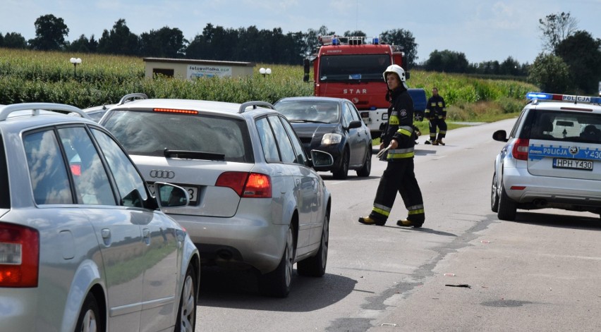 Wypadek w Goworówku, 3.08.2021. Zdjęcia z wypadku